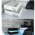 High Gloss Chest of Drawer with LED light